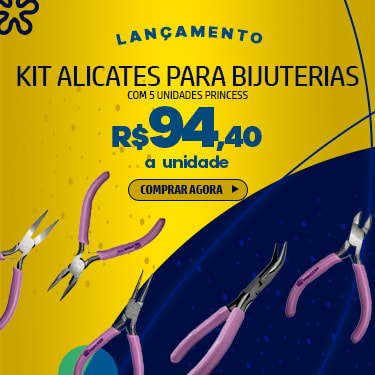 Kit Alicates Para Bijuterias 5 Unidades Princess