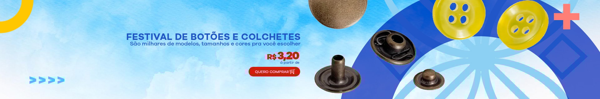 Botões e Colchetes