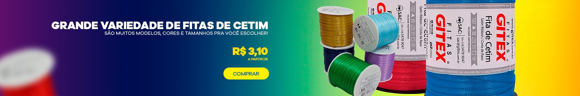 Fitas de Cetim