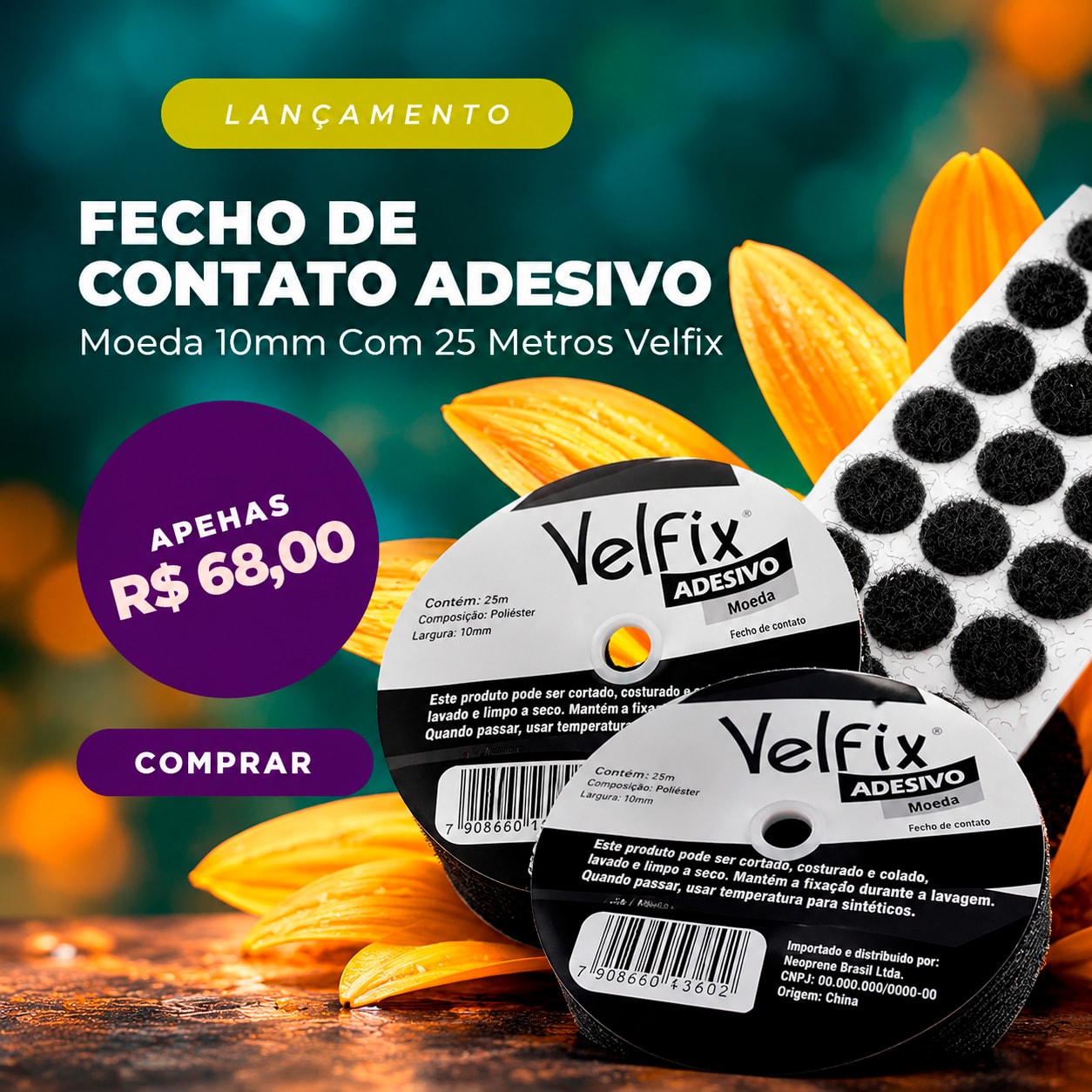 Fecho Adesivo