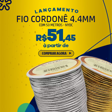 Fio Cordonê 4.4mm Com 50 Metros NYBC