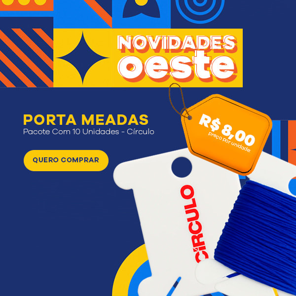 Porta Meadas Pacote Com 10 Unidades Círculo