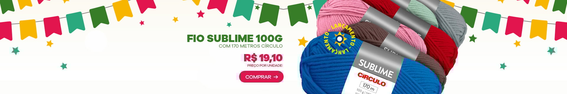 Fio Sublime 100g Com 170 Metros Círculo