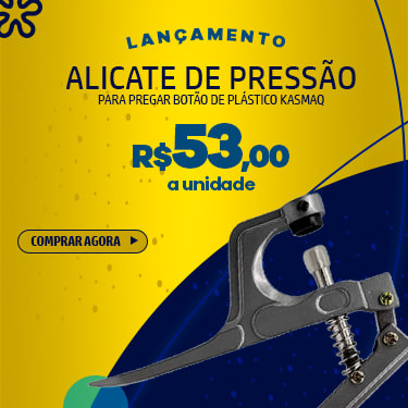 Alicate de Pressão Para Pregar Botão de Plástico Kasmaq