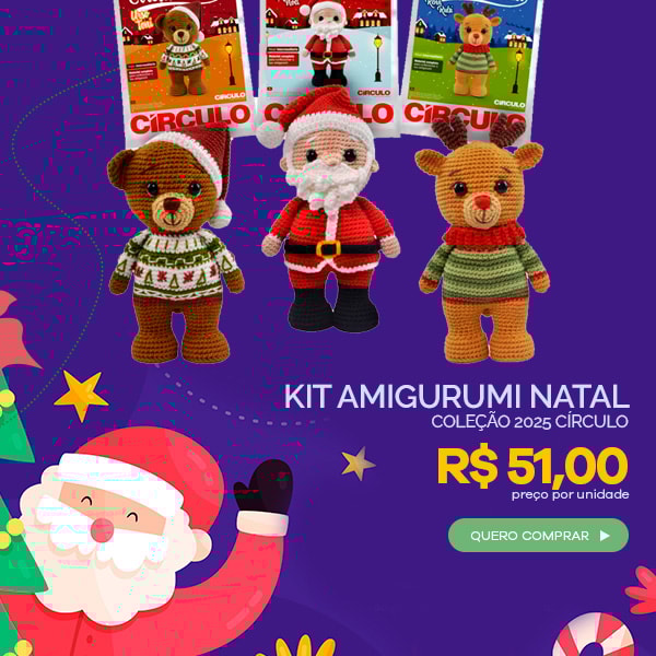 Kit Amigurumi Natal 2025