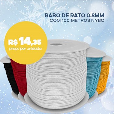 RABO DE RATO 0.8MM COM 100 METROS NYBC