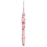 Agulha de Crochê Soft Estampada Rosa Círculo