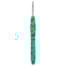 Agulha de Crochê Soft Estampada Verde Círculo