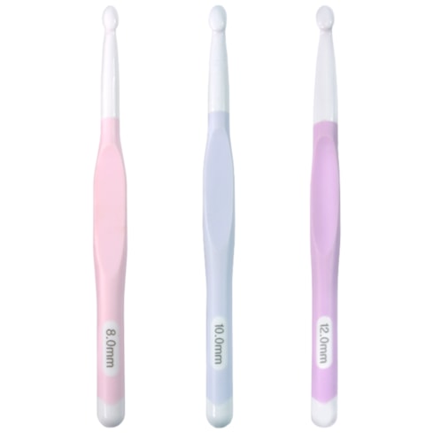 Agulha de Crochê Soft Plus 8mm a 12mm Círculo