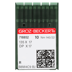 AGULHA INDUSTRIAL GROZ BECKERT DP X 17 COM 10 UNIDADES AGULHA INDUSTRIAL GROZ BECKERT DP X 17 COM 10 UNIDADES