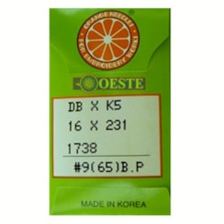 Agulha p/ Máquina de Bordar Multicabeça DB x K5 Pack c/10 Un Orange Agulha p/ Máquina de Bordar Multicabeça DB x K5 Pack c/10 Un Orange