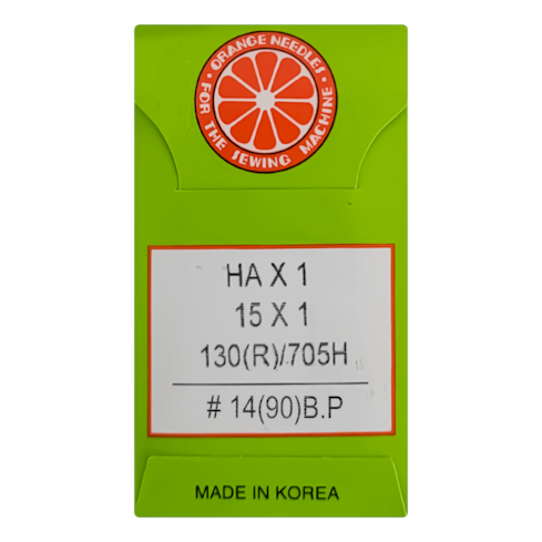 Agulha Para Máquina Doméstica HA X 1 Com 10UN Orange