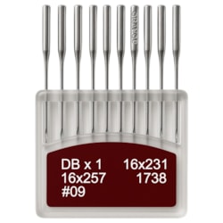Agulha Para Máquina Reta DB x 1 Cabo Fino Com 10UN Orange