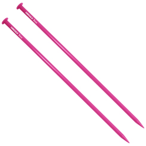 Agulha Para Tricô 9mm Com 35cm Plástico Círculo