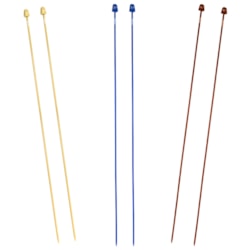 Agulha Para Tricô Plástico Tamanho 2mm a 4,5mm 35cm Círculo