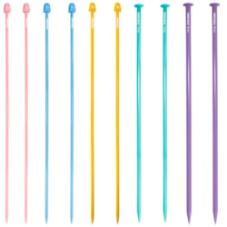 Agulha Para Tricô Plástico Tamanho 5mm a 8mm 35cm Círculo