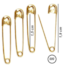ALFINETE SEG. NYBC N.000 OURO C/100UN