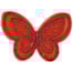 Aplique Borboleta 50mm Com 10 Unidades Cores Variadas Newz