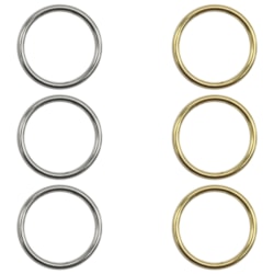 Argola de Metal 8-10mm Pacote Com 1000 Unidades Ama Fermoplast