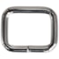 Argola Retangular 25mm Com 6 Unidades Círculo