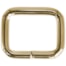 Argola Retangular 25mm Com 6 Unidades Círculo
