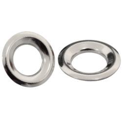 Arruela Para Ilhós s/ Guia 1583-112 Ferro Niquelado c/1000Un Eberle Arruela Para Ilhós s/ Guia 1583-112 Ferro Niquelado c/1000Un Eberle