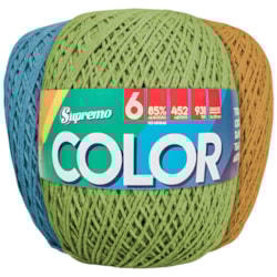 Barbante Color 6 400g Com 452 Metros Supremo