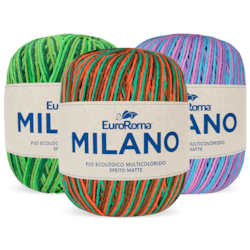 Barbante Milano Multicolor com 226m EuroRoma