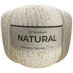 Barbante Natural Brilho 8/12 Com 795 Metros Cru Ouro EuroRoma