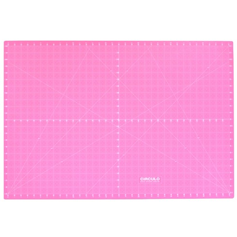 Base para corte de Tecidos Rosa 90cm x 60cm Círculo