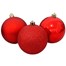 Bolas de Natal Mista Para decoração 10cm Com 6 Unidades