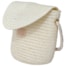 Bolsa de Ráfia Pequena 12cm x 14cm Creme Sanding