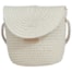 Bolsa de Ráfia Pequena 12cm x 14cm Creme Sanding