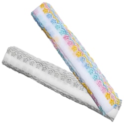 Bordado Inglês 2,8cm Ref 105324-D1 com 13,7 metros Trader Bordado Inglês 2,8cm Ref 105324-D1 com 13,7 metros Trader