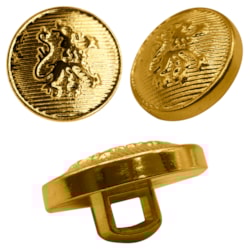 Botão Com Pé 10mm Dourado Com 144 Unidades NYBC