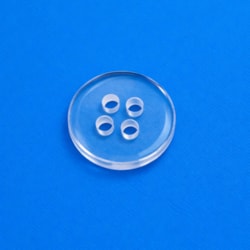 Botão de Camisa 12,07mm 4 Furos Tam 20 Transparente Ref 03277-A com 1440Un NYBC