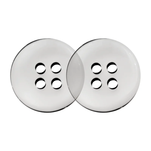 Botão de Camisa 12 mm 4 Furos Ref 01379/A Tamanho 20 com 1440Un NYBC