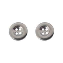 Botão de Camisa 20,32 mm 4 Furos Ref 4003 Tam 32 Niquelado com 720Un Bz Botão de Camisa 20,32 mm 4 Furos Ref 4003 Tam 32 Niquelado com 720Un Bz