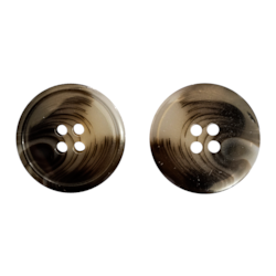 Botão De Camisa 4 Furos 01464-25MM Tamanho 40 Com 144 Unidades NYBC Botão De Camisa 4 Furos 01464-25MM Tamanho 40 Com 144 Unidades NYBC