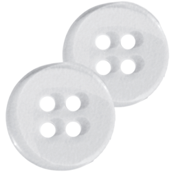 BOTAO DE CAMISA NYBC 03277A-22 4 FUROS TRANSPARENTE COM 144 UNIDADES BOTAO DE CAMISA NYBC 03277A-22 4 FUROS TRANSPARENTE COM 144 UNIDADES