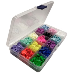 Botão de Pressão Estrela Tamanho 12 Kit Com 150 Unidades Colorido Newz