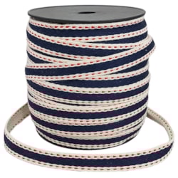 Cadarço Listrado Misto 10mm MS10 c/50 Metros Linetex Cadarço Listrado Misto 10mm MS10 c/50 Metros Linetex