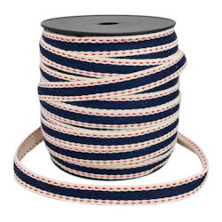 Cadarço Listrado Misto 10mm MS10 c/50 Metros Linetex Cadarço Listrado Misto 10mm MS10 c/50 Metros Linetex