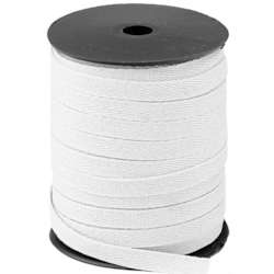 Cadarço Sarjado Branco 3006 100% Algodão 6mm c/ 50 Metros São José Cadarço Sarjado Branco 3006 100% Algodão 6mm c/ 50 Metros São José