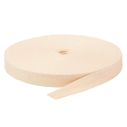 Cadarço Sarjado de Algodão 30mm Cru AA-30 c/ 50 Metros Cordex Cadarço Sarjado de Algodão 30mm Cru AA-30 c/ 50 Metros Cordex