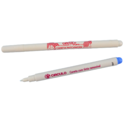 Caneta Patchwork Para Tecido Com Tinta Removível - 0,8mm - Plástico ABS - Círculo Caneta Patchwork Para Tecido Com Tinta Removível - 0,8mm - Plástico ABS - Círculo