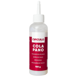 Cola de Tecido e Pano com 100 Gramas Círculo Cola de Tecido e Pano com 100 Gramas Círculo