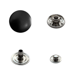 Colchete de Pressão Eberle 7135/14 Ferro Com 250 Unidades Colchete de Pressão Eberle 7135/14 Ferro Com 250 Unidades