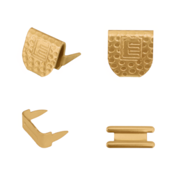 Colchete Gancho p/Aplicação Ref 884/8 Latão Dourado Total C/200Un Eberle Colchete Gancho p/Aplicação Ref 884/8 Latão Dourado Total C/200Un Eberle