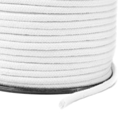 Cordão Trançado 100% Algodão Alvejado 4mm Ref 3036-A c/50m São José Cordão Trançado 100% Algodão Alvejado 4mm Ref 3036-A c/50m São José